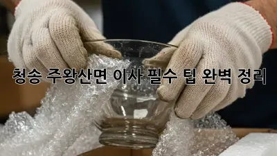 청송 주왕산면 이사, 필수 팁 완벽 정리!